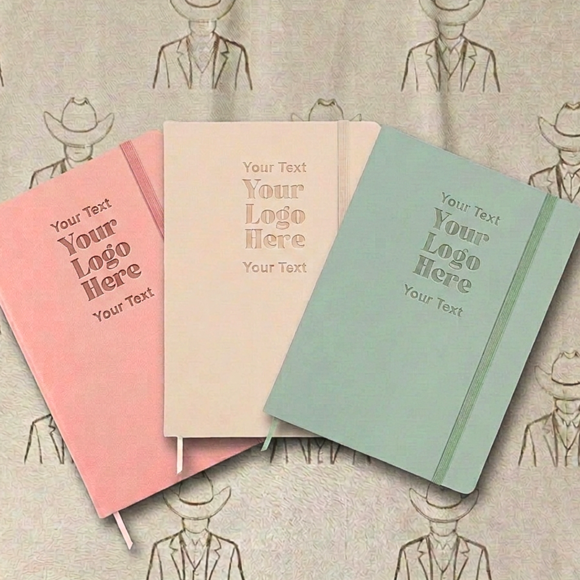 Personalised PU Leather A5 Notebook - Lined Pages