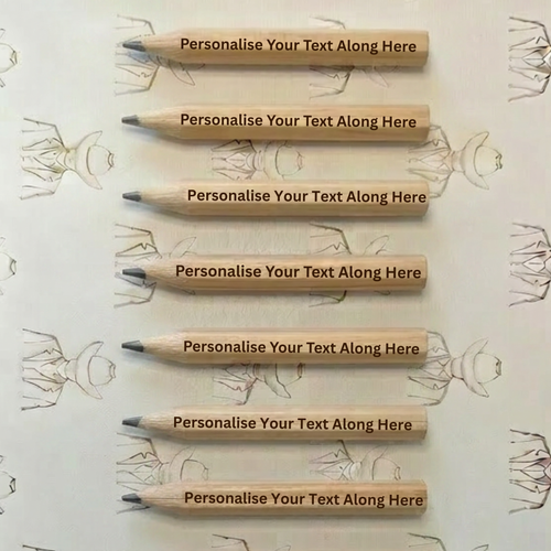 Customisable Half Pencils (Hexagonal) - Engrave Your Brand