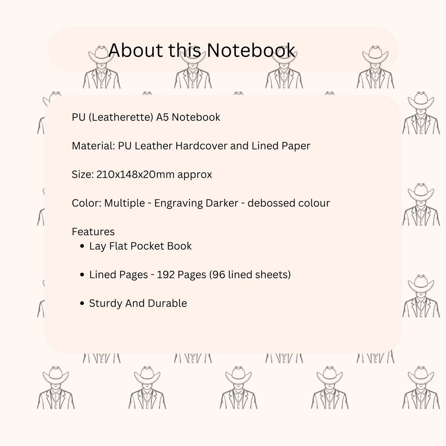 Personalised A5 Leather Notebook
