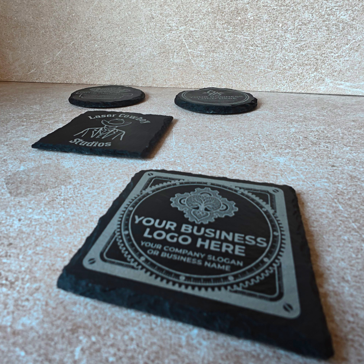 Slate Coasters - Engraved