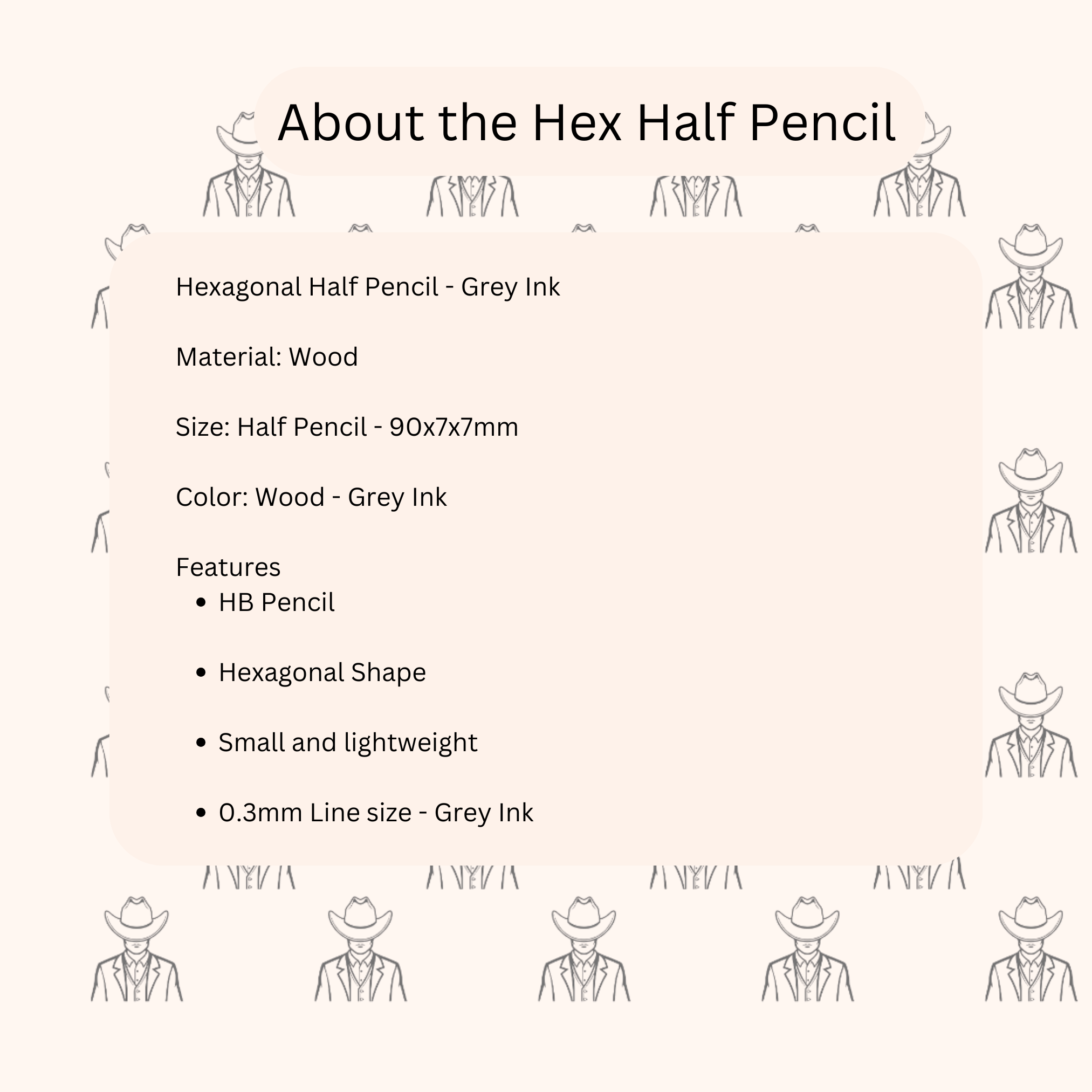 Customisable Half Pencils (Hexagonal) - Engrave Your Brand