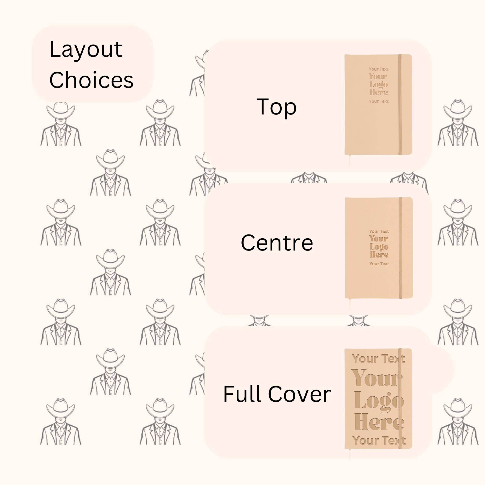 Personalised PU Leather A5 Notebook - Lined Pages