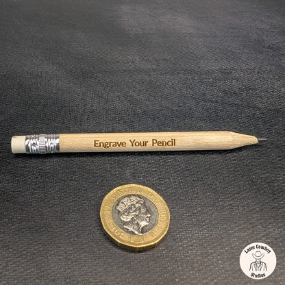 Round Eraser Pencils - Engraved