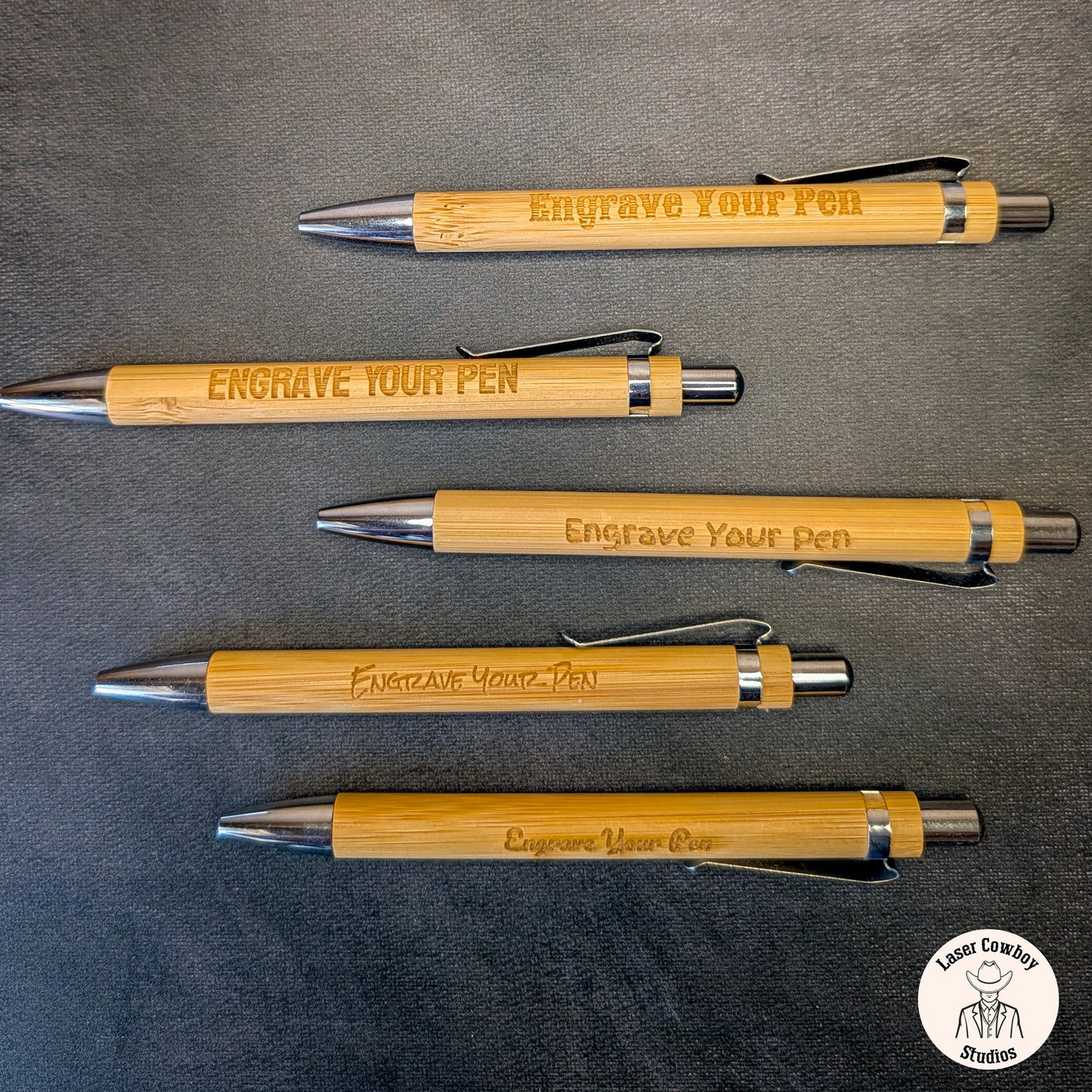 Eco Bamboo Pens - Engraved