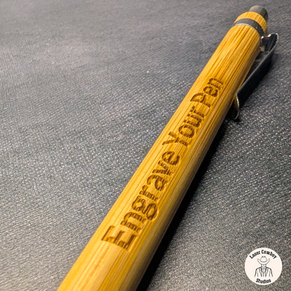 Eco Bamboo Pens - Engraved