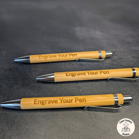 Eco Bamboo Pens - Engraved