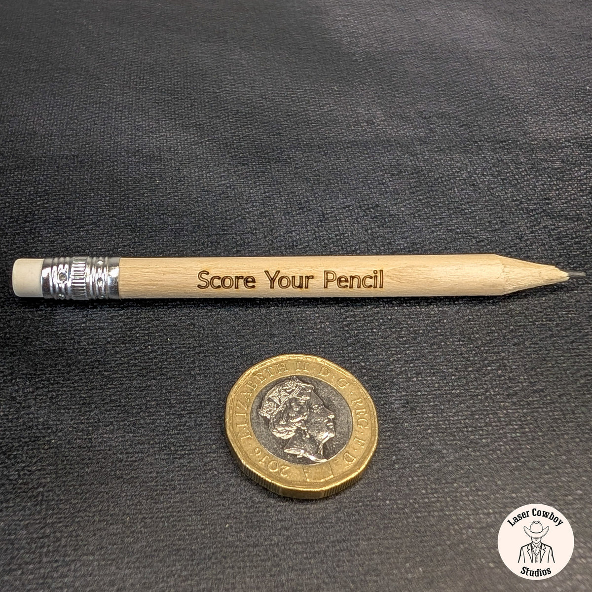 Round Eraser Pencils - Scored