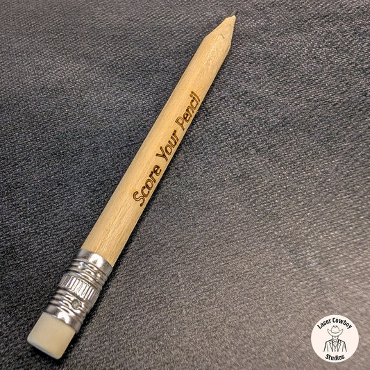 Round Eraser Pencils - Scored