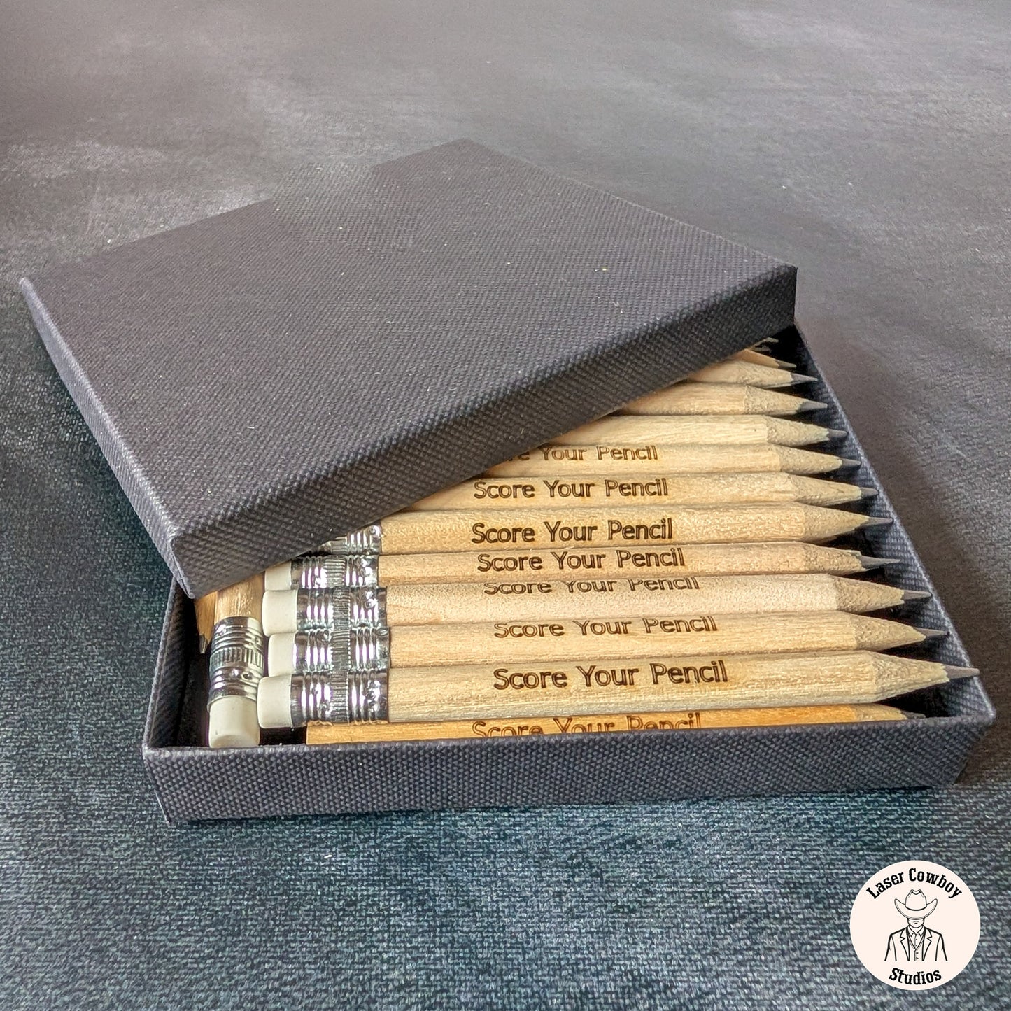 Round Eraser Pencils - Scored